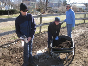 Family Spreading Compost