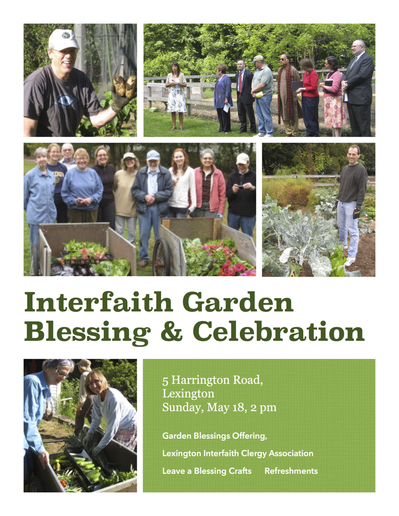 Invitation to Interfaith Garden Blessing & Celebration